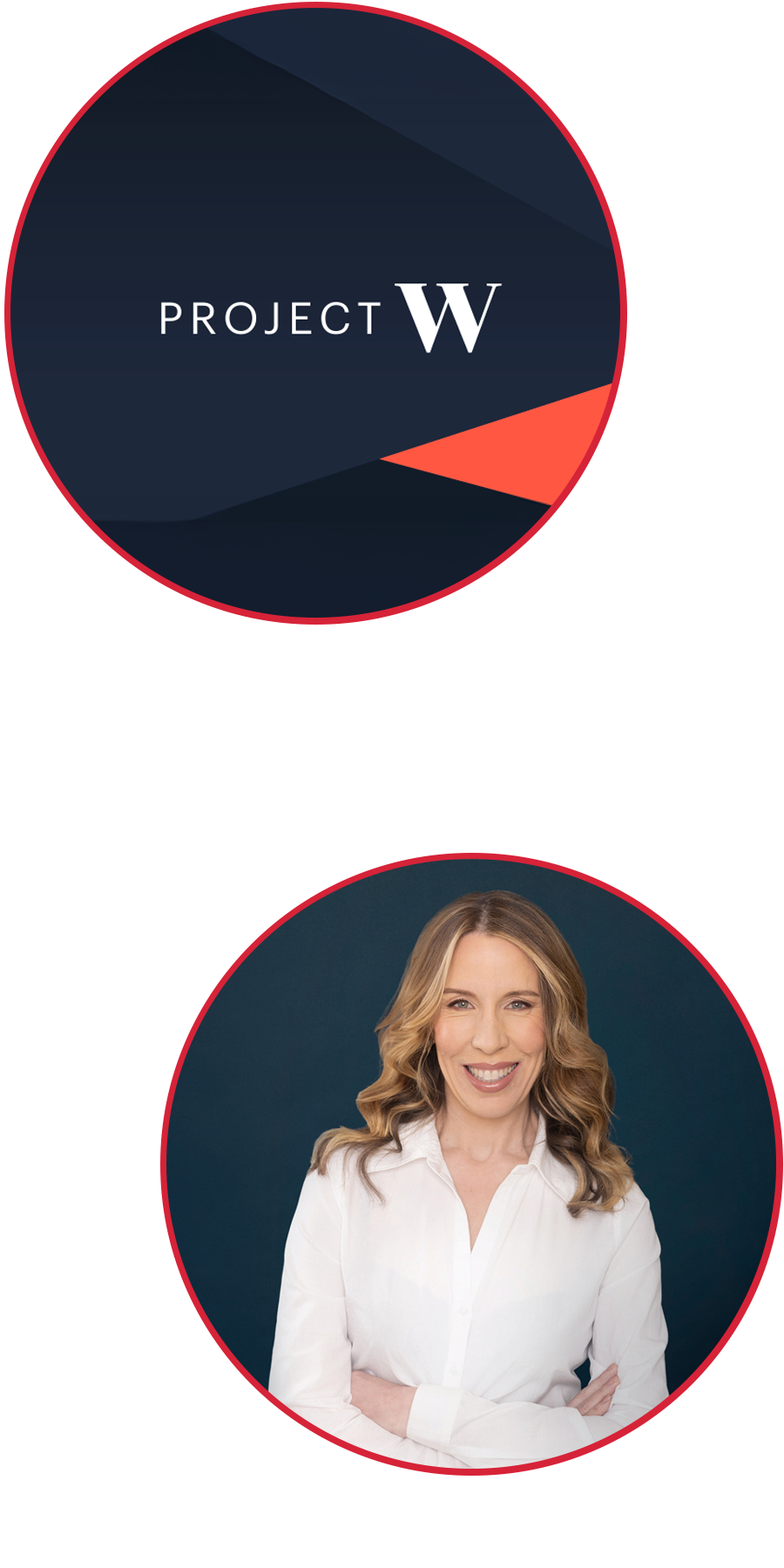 Project W logo and a photo of Jaime Drozd, Managing Partner, Davis Wright Tremaine LLP