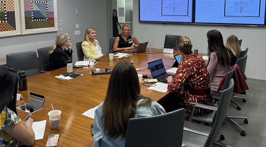 Climate Tech participants attending a presentation